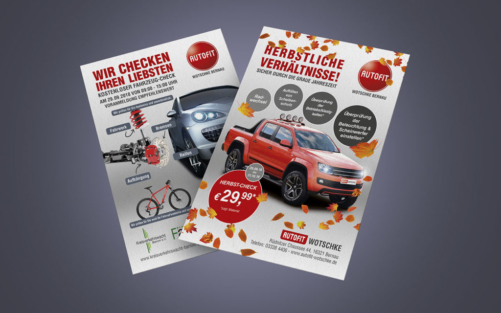 Autofit Flyer und Banner | mr-agent