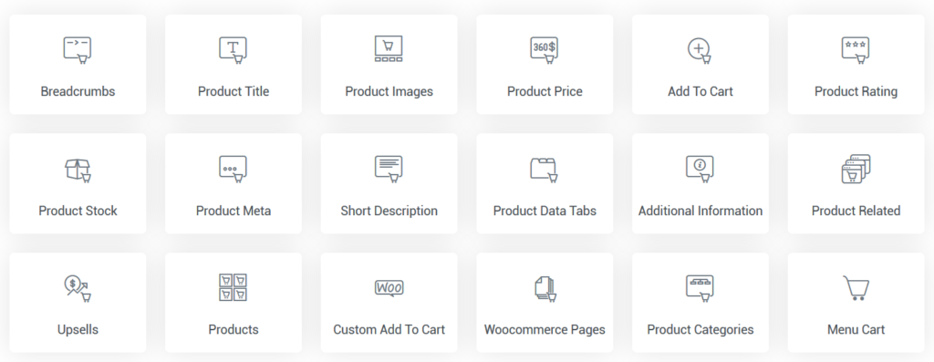 Woocommerce Elementor Widgets